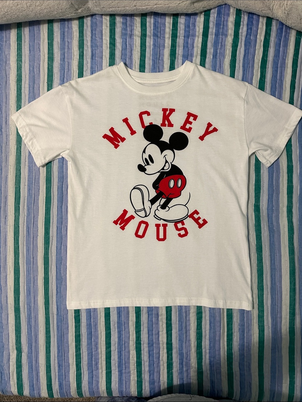 Disney White Mickey Mouse Tee